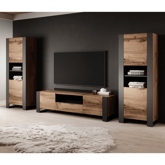 Woody TV Entertainment Center - Meble Furniture