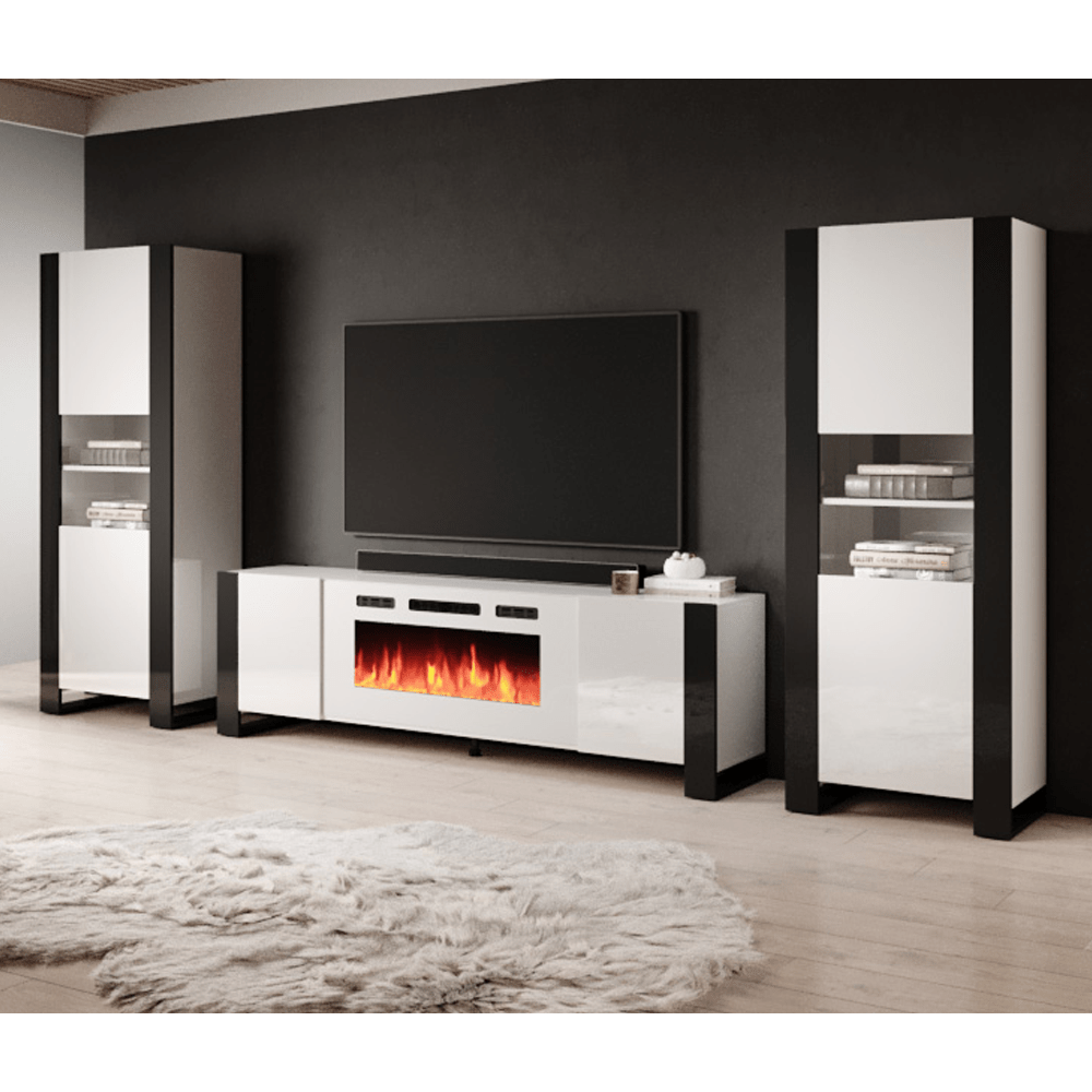 Woody WH-EF Fireplace Entertainment Center