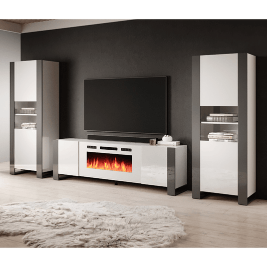 Woody WH-EF Fireplace Entertainment Center