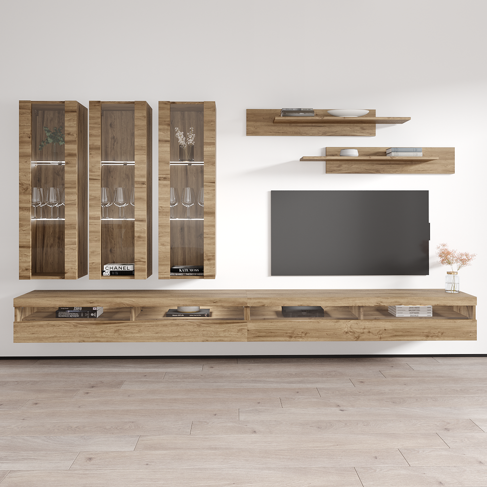 Fly E 35TV Floating Entertainment Center - Meble Furniture