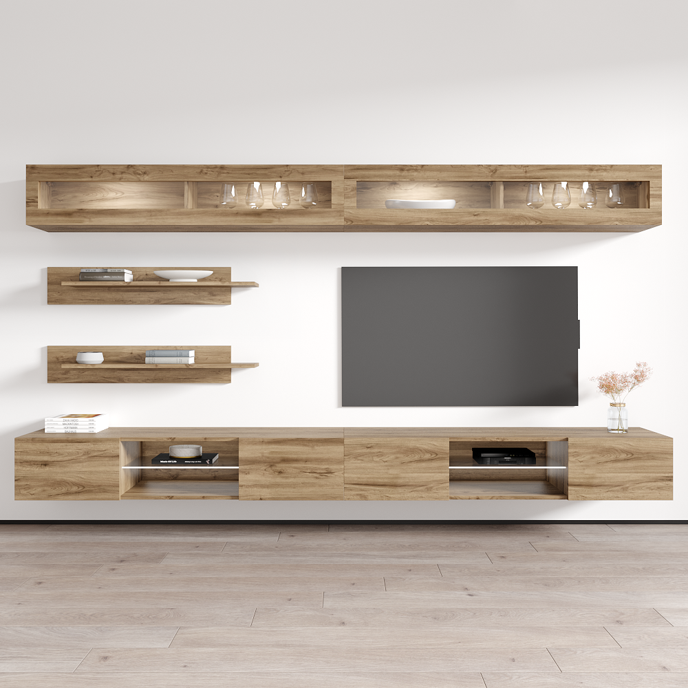 Fly I 33TV Floating Entertainment Center - Meble Furniture