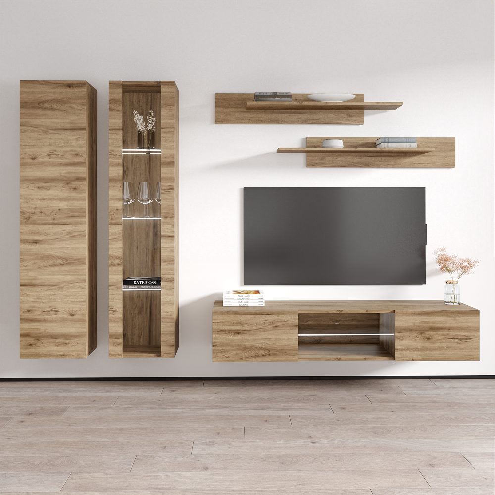 Fly A 33TV Floating Entertainment Center - Meble Furniture