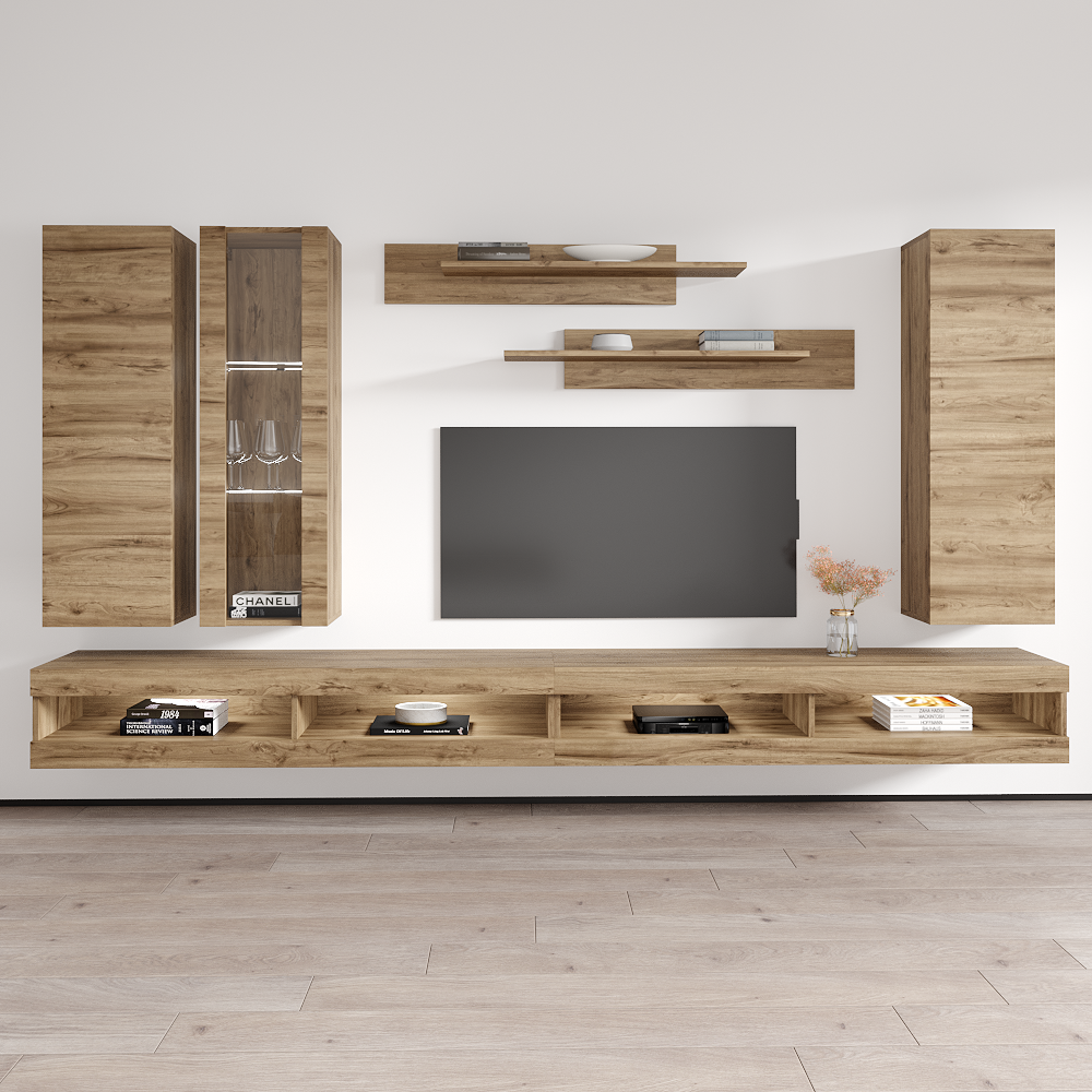 Fly E 34TV Floating Entertainment Center - Meble Furniture