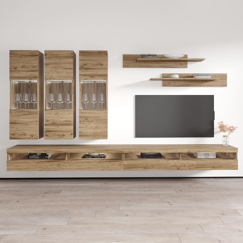 Fly E 35TV Floating Entertainment Center - Meble Furniture