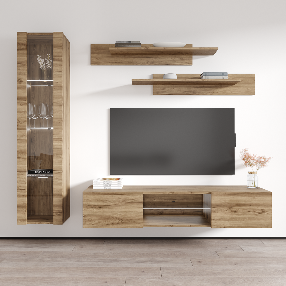 Fly G 33TV Floating Entertainment Center - Meble Furniture