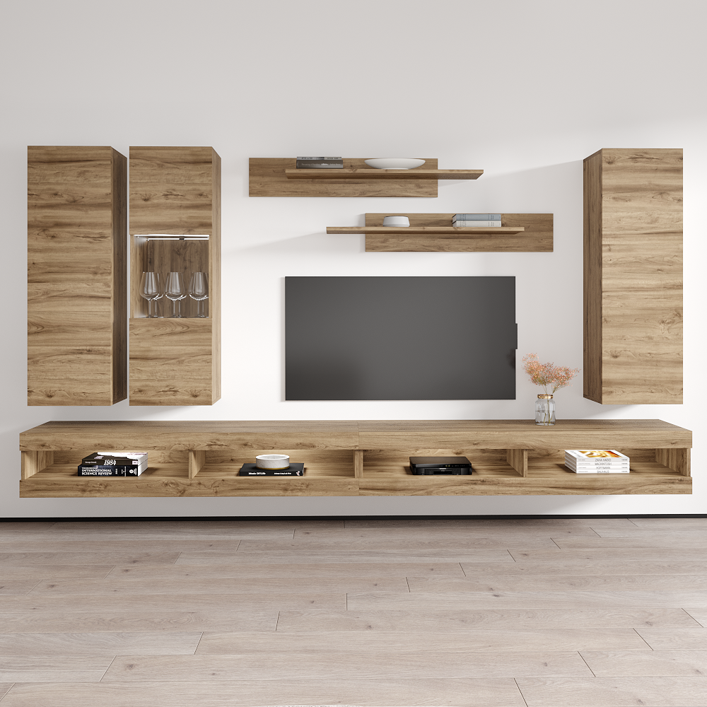 Fly E 34TV Floating Entertainment Center - Meble Furniture