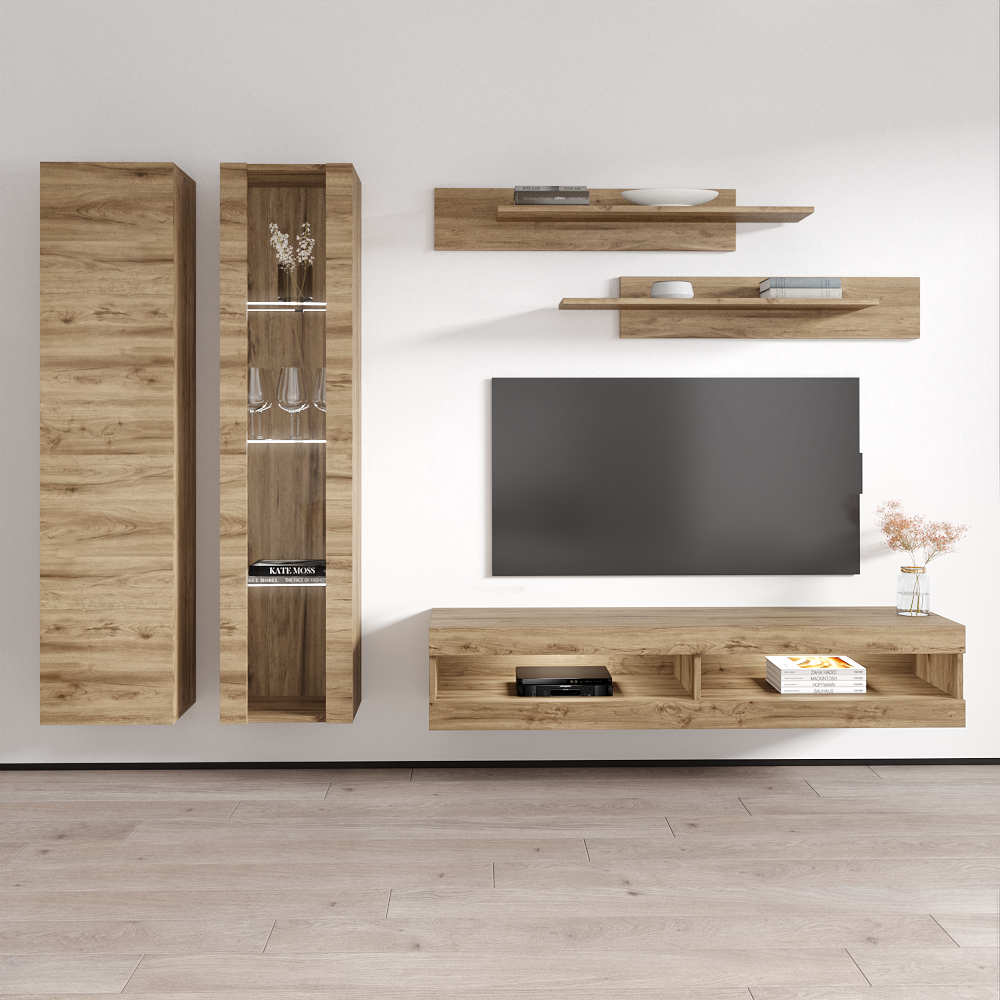 Fly A 34TV Floating Entertainment Center - Meble Furniture