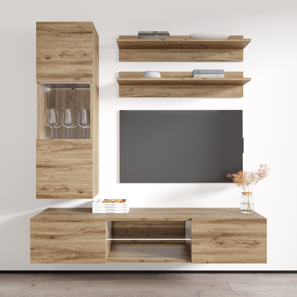 Fly H 33TV Floating Entertainment Center - Meble Furniture