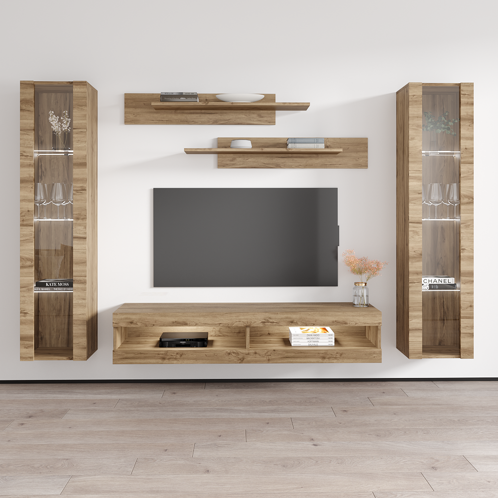 Fly A 34TV Floating Entertainment Center - Meble Furniture