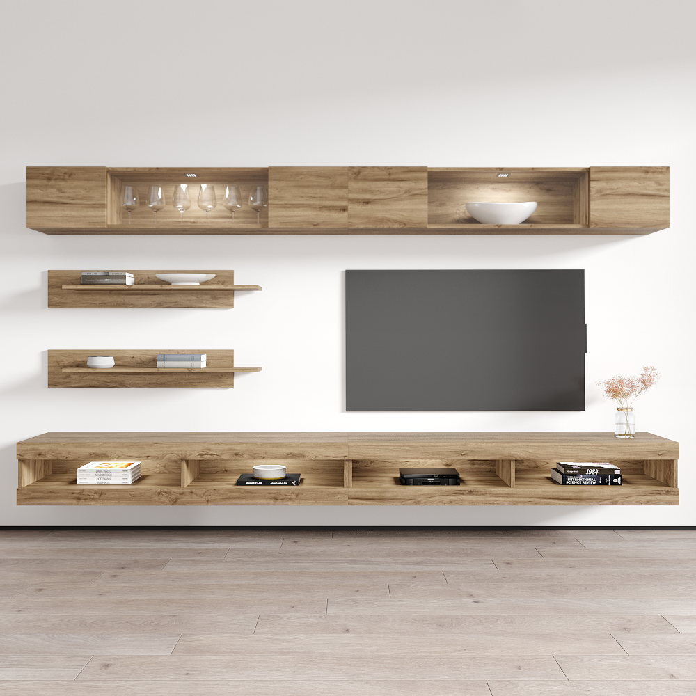 Fly I 34TV Floating Entertainment Center - Meble Furniture