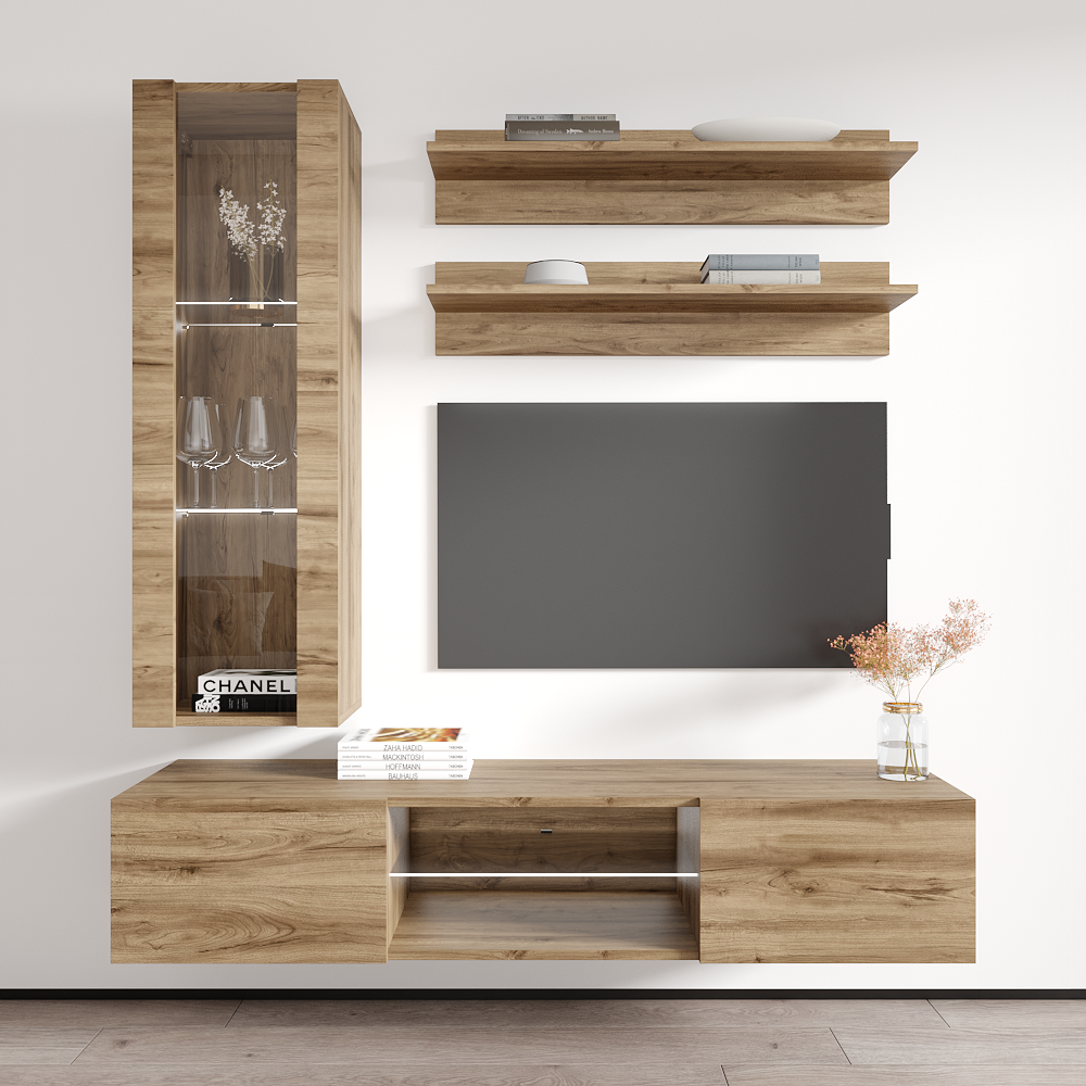 Fly H 33TV Floating Entertainment Center - Meble Furniture