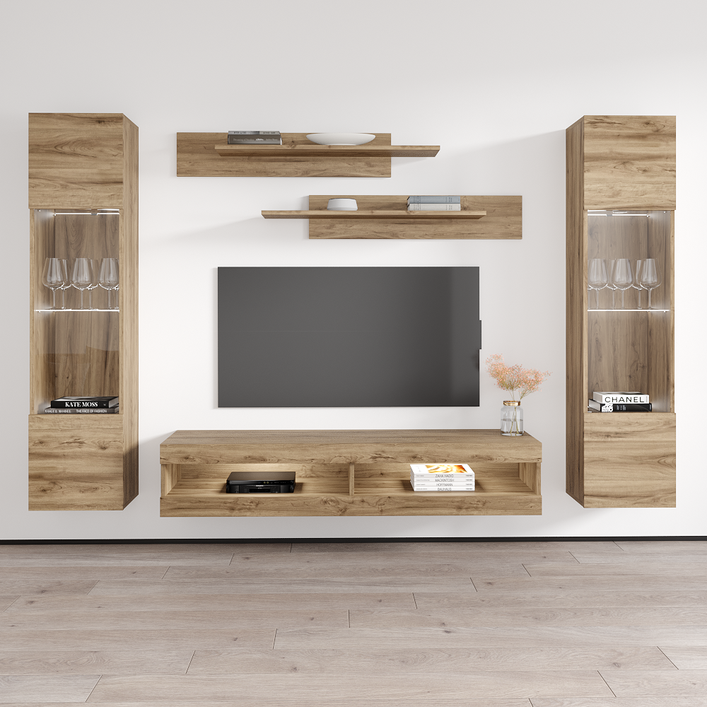 Fly A 34TV Floating Entertainment Center - Meble Furniture