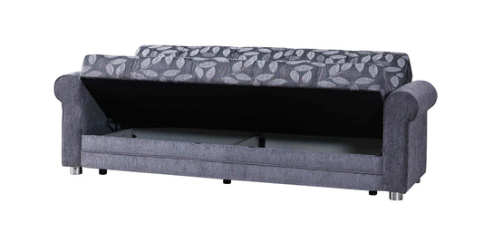 Rio Grande Upholstered Convertible Sofabed with Storage Grey