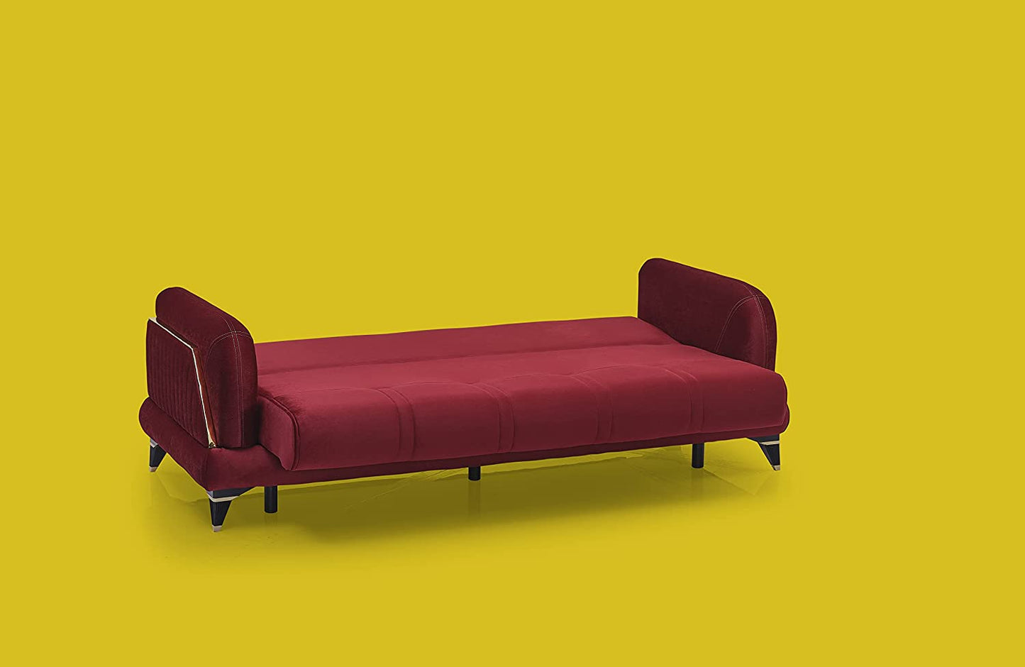 Ruby Velvet 2-Piece Sofa Loveseat Sleeper Set