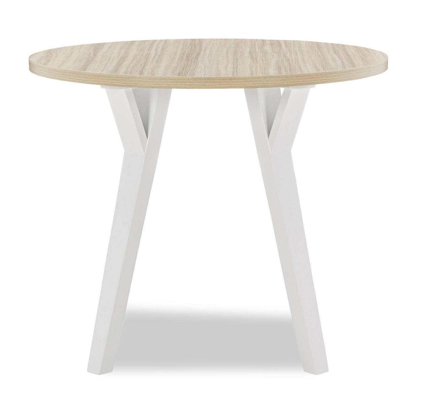 Telos Round Dining Table - White