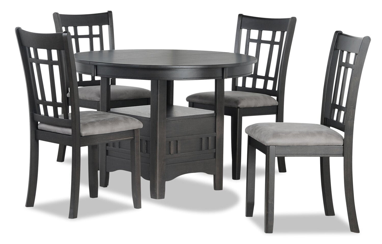 Coventry 5-Piece Dining Package - Grey-Brown