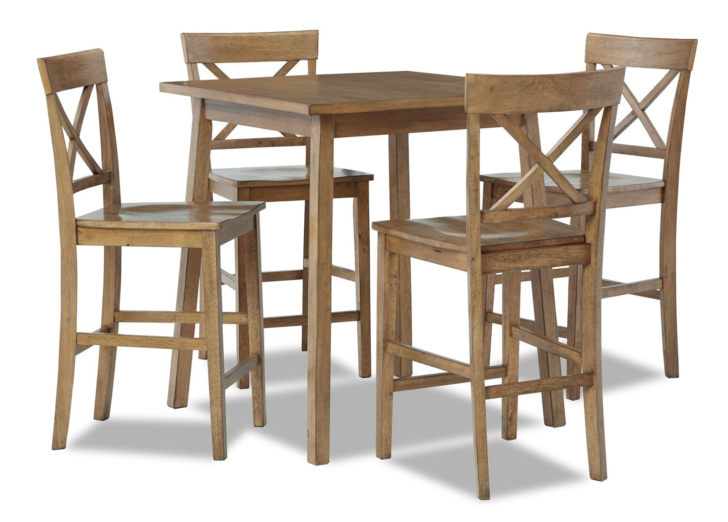 Wallace 5-Piece Counter-Height Dining Package - Natural