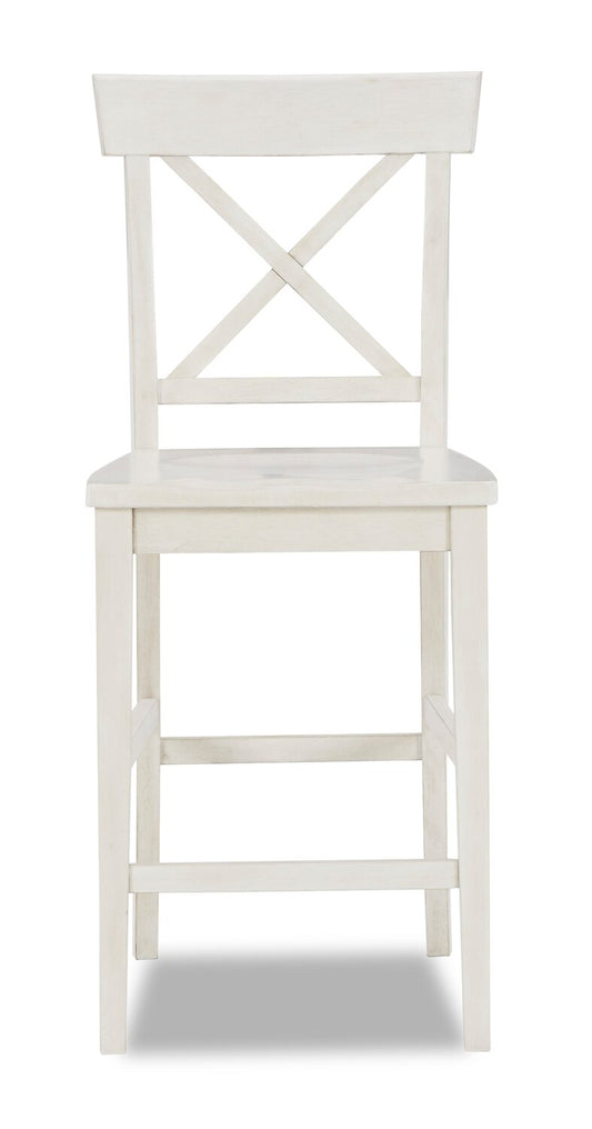 Wallace Counter-Height Chair - White