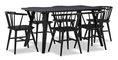 Telos 7-Piece Dining Package - Black