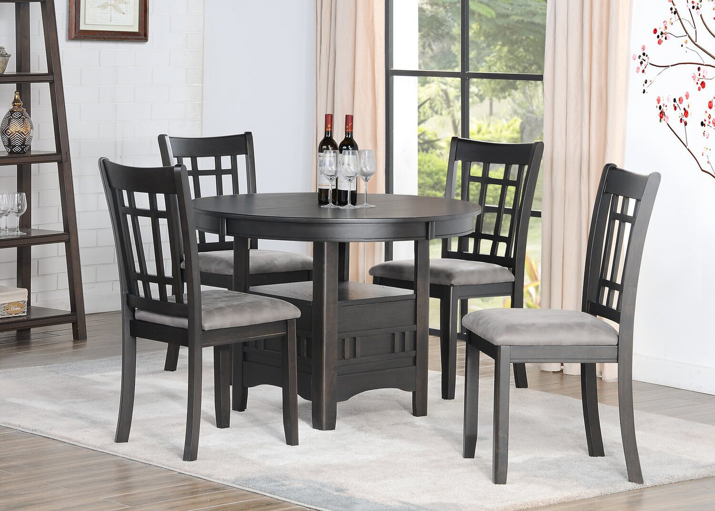 Coventry 5-Piece Dining Package - Grey-Brown