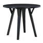 Telos 3-Piece Round Dining Package - Black