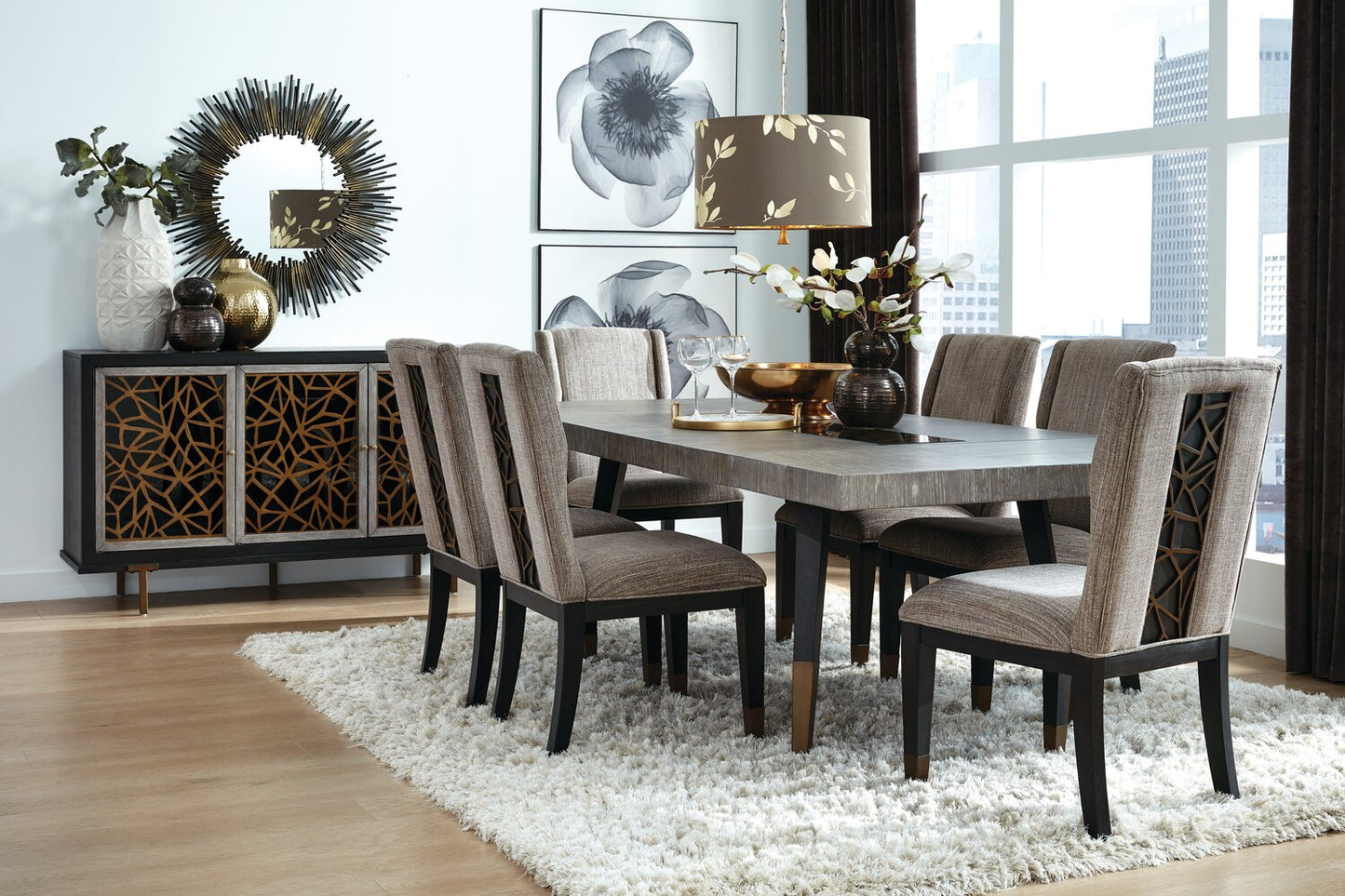 Portia 7-Piece Dining Room Package