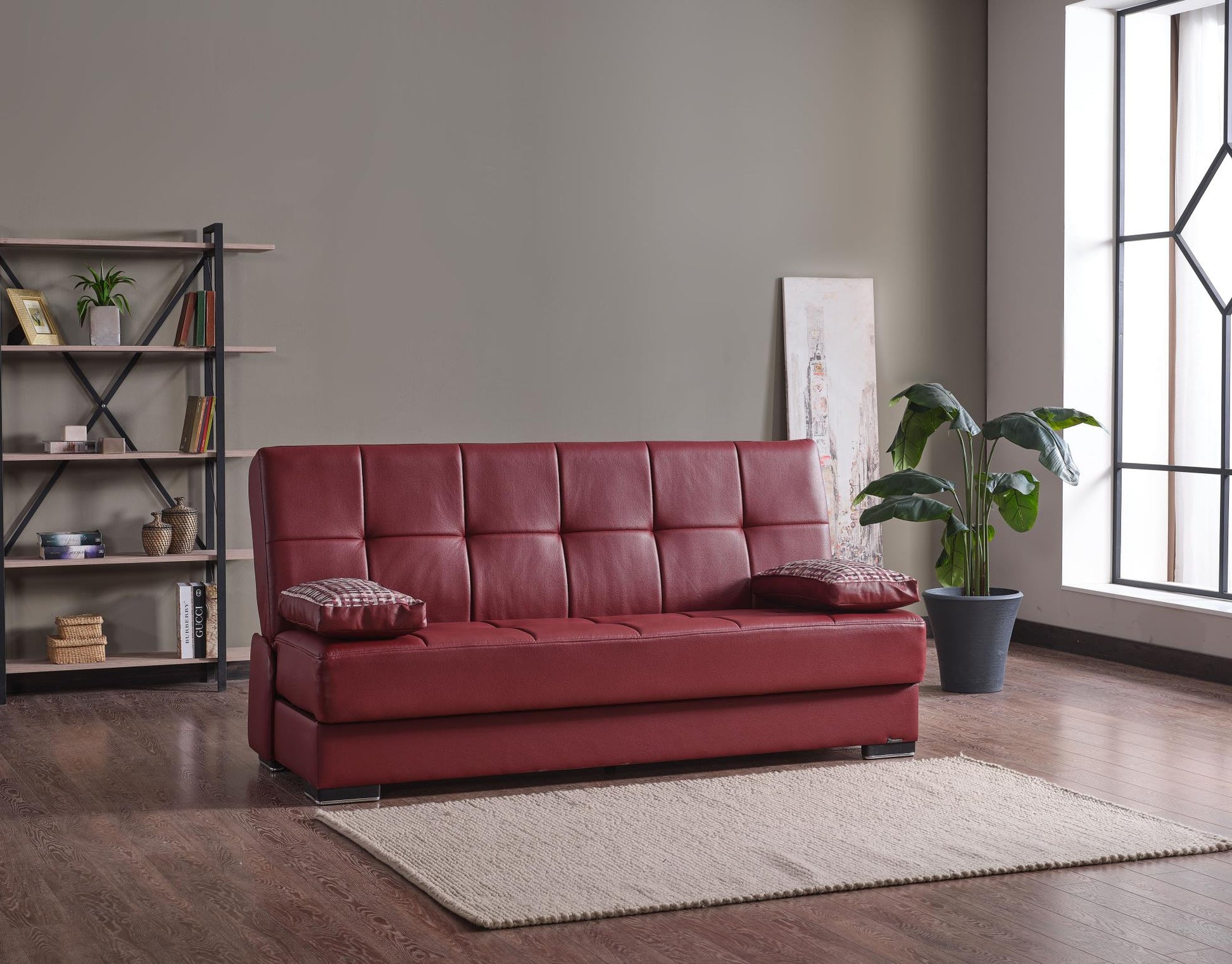 Soho Armless Convertible Sleeper Sofa ASY Furniture  Houston TX