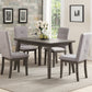 Carrigart 5-Piece Dinette Set - Grey