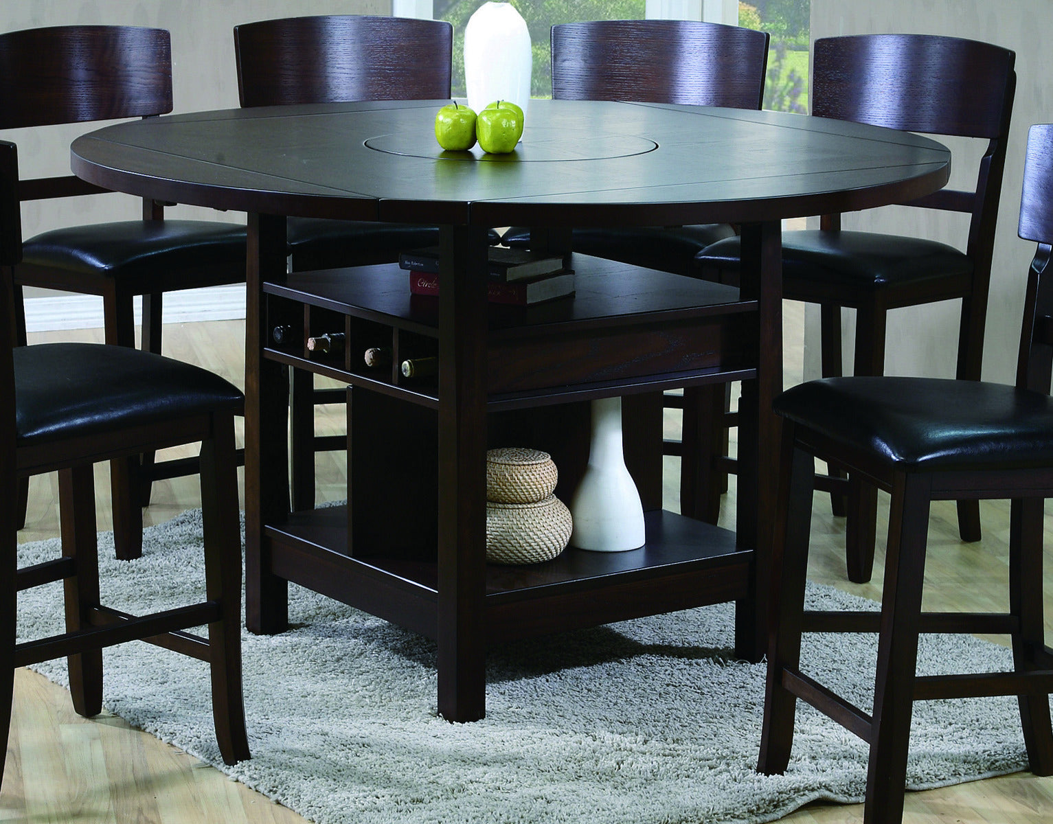 Crown Mark Conner Counter Height Table in Espresso image