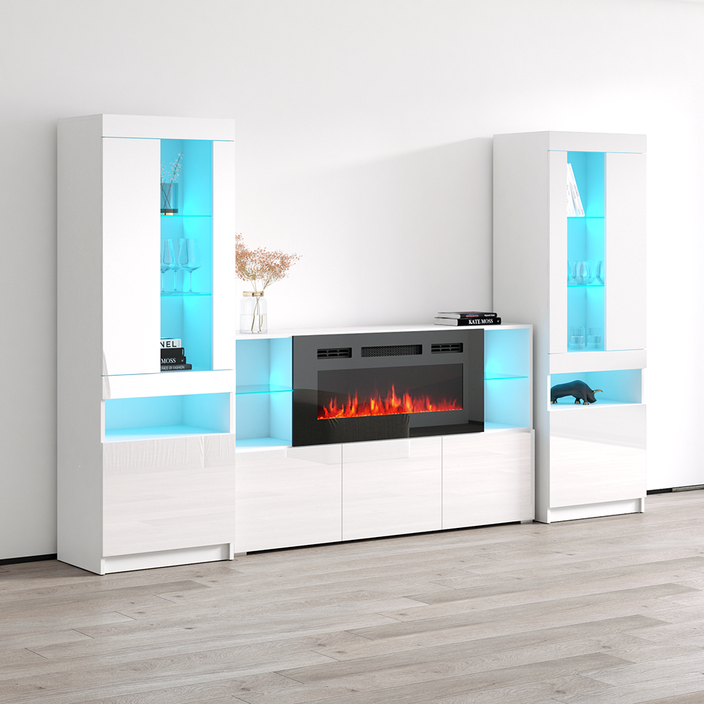 Komi 03 Fireplace Entertainment Center