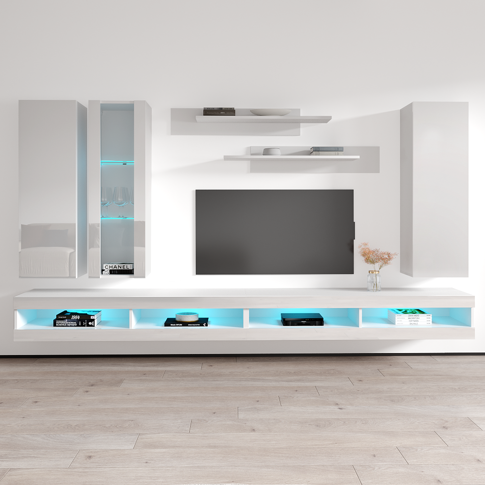 Fly E 34TV Floating Entertainment Center - Meble Furniture