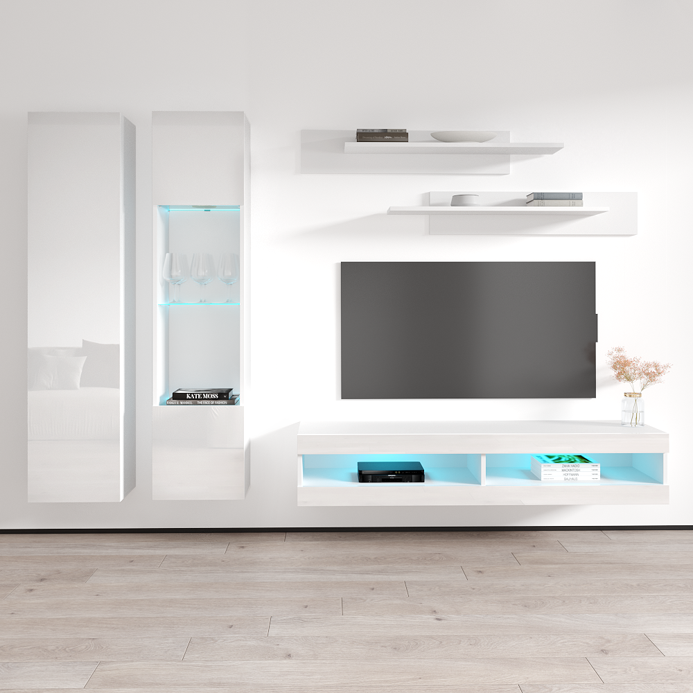 Fly A 34TV Floating Entertainment Center - Meble Furniture