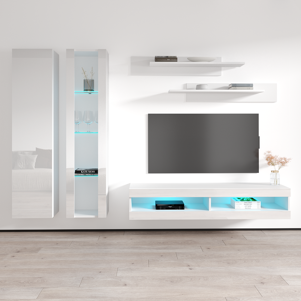 Fly A 34TV Floating Entertainment Center - Meble Furniture