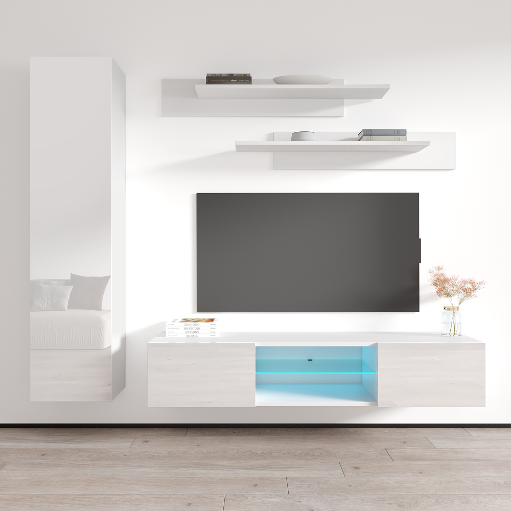 Fly G 33TV Floating Entertainment Center - Meble Furniture