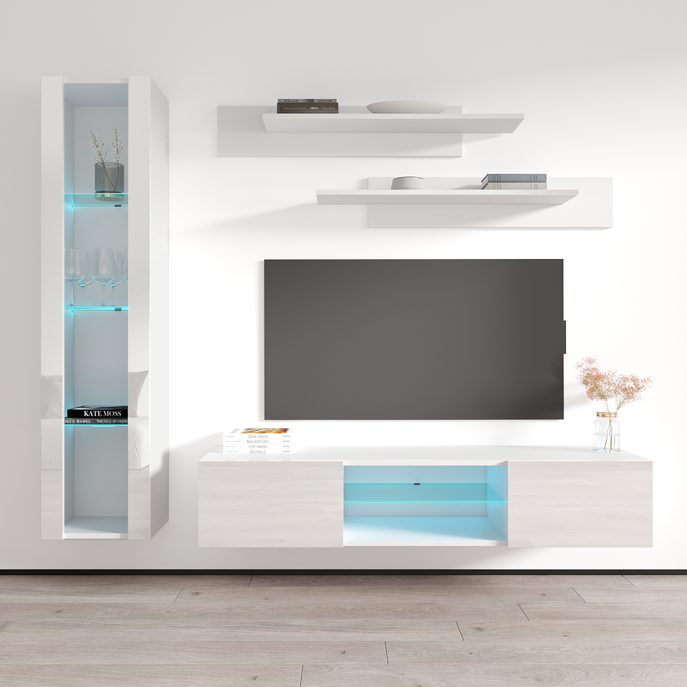 Fly G 33TV Floating Entertainment Center - Meble Furniture