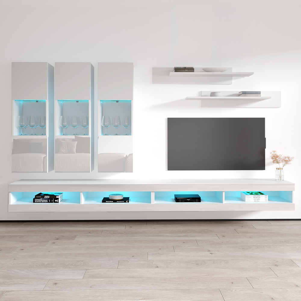 Fly E 34TV Floating Entertainment Center - Meble Furniture