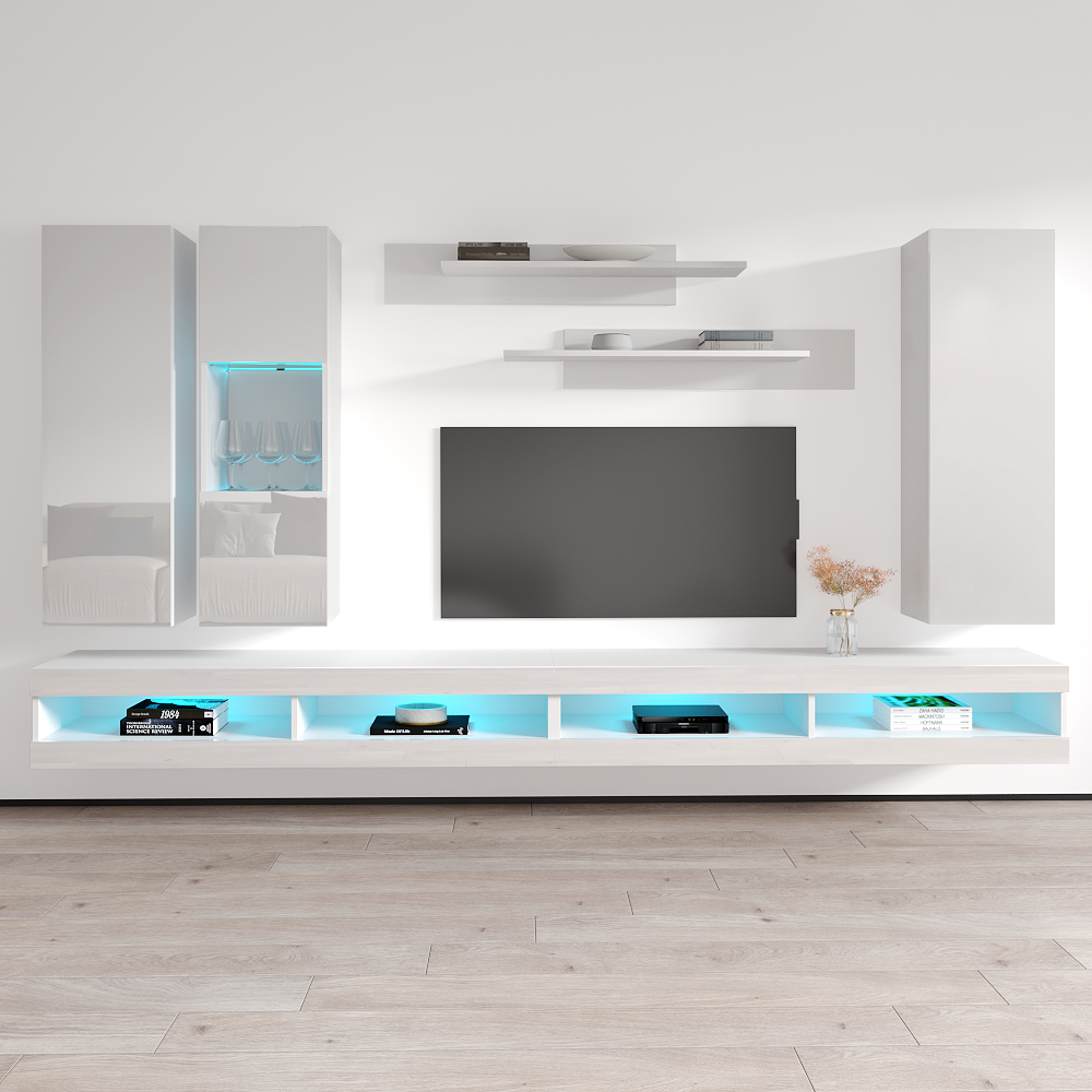 Fly E 34TV Floating Entertainment Center - Meble Furniture