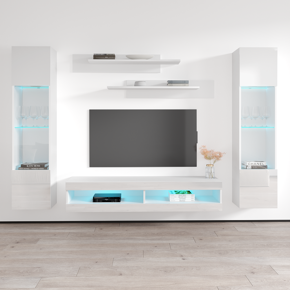 Fly A 34TV Floating Entertainment Center - Meble Furniture