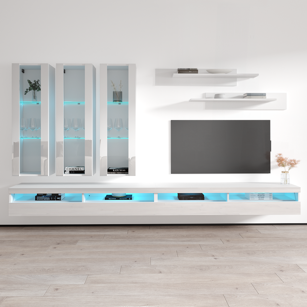 Fly E 35TV Floating Entertainment Center - Meble Furniture