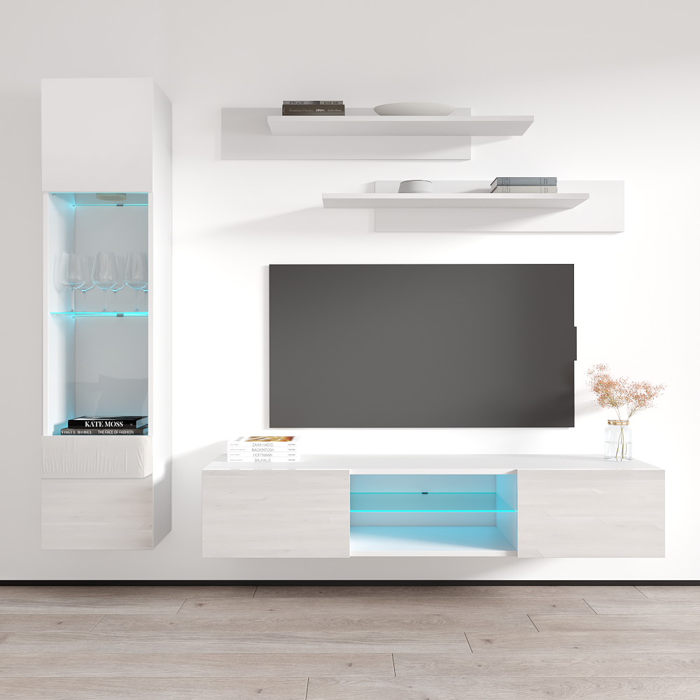 Fly G 33TV Floating Entertainment Center - Meble Furniture