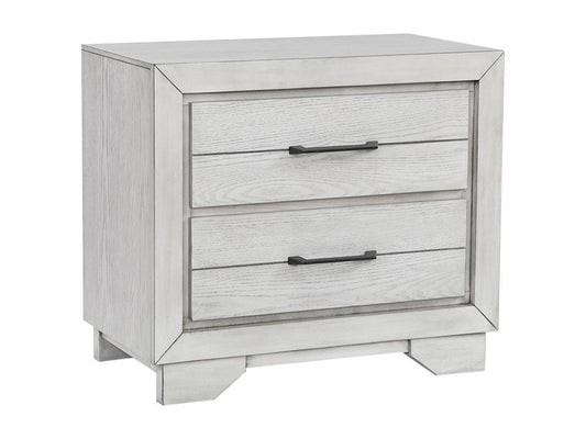 Crown Mark White Sands Nightstand in White image